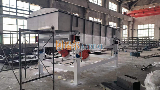 1800*4500mm 3 Decks Stainless Steel Linear Vibrating Screen For Herbs