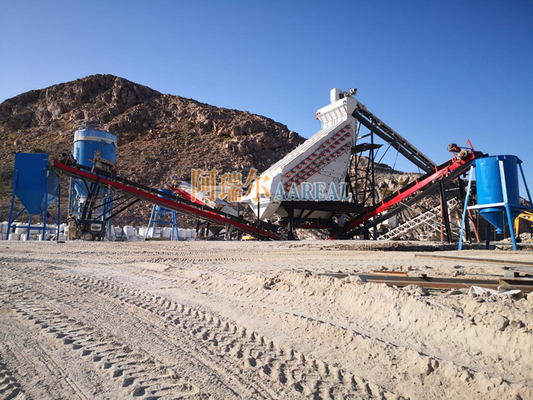 2400*6000mm 3 Deck High Frequency Screen Vibratory Sieve For Marble Calcium Carbonate Particles Precise Separation Driven By Unbalanced Motors