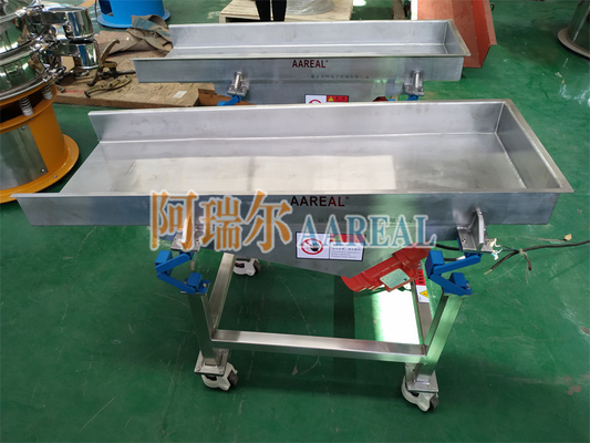 Portable Small Size Food Grade Stainless Steel Vibratory Feeder with New Shaker Conveyor Suspension