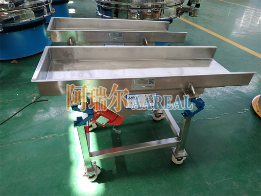 Portable Small Size Food Grade Stainless Steel Vibratory Feeder with New Shaker Conveyor Suspension