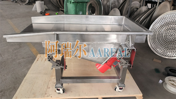 Small Size Mobile Variable Frequency Food Grade Stainless Steel Vibratory Feeder With ROSTA New Shaker Conveyor Suspension For Frozen Rice