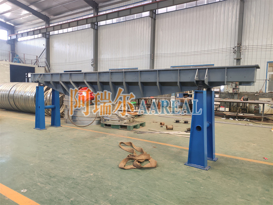 Long Distance Trough Type Vibratory Conveyor For High Temperature Furnace Burden High Titanium Slag Conveying