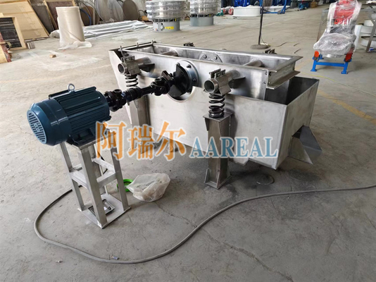 Stainless Steel 316L High Frequency Vibrating Frame Flat Vibrating Screen Machine For Paper Pulp Filtration