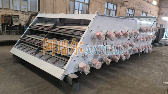 1~2 Decks 2000*5000mm Large Capacity High Frequency Screen Vibrating Sieve Screening Machines For NPK Chemical Fertilizer With High Speed Vibration 3000~3600 RPM