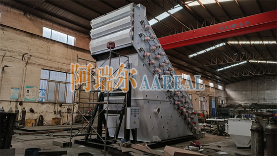 Large Capacity 1~4 Decks 30~50 TPH High Frequency Screen Vibrating Sieve For Calcium Carbonate Precise Classification With Unbalanced Motors for Mesh Cleaning