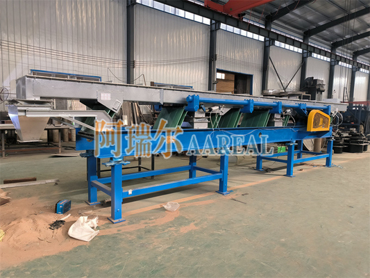 Long Distance 600mm Width Stainless Steel 304 Leaf Spring Eccentric Balanced Vibratory Conveyor For 25 Tons Per Hour Salt Conveying