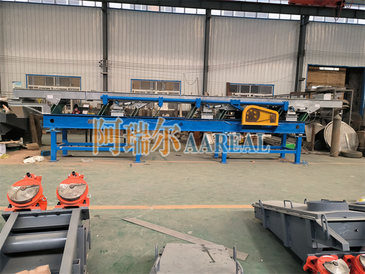Highly Efficient Energy-saving Light to Medium-duty Stainless Steel 304 Leaf Spring Eccentric Balanced Vibratory Conveyor For Plastic Granules Conveying