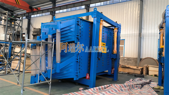 Ceramic Proppant Industrial Gyratory Sifter 10-15 TPH Duplex Sieving Technology