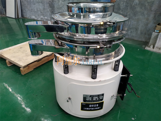 Stainless Steel High Efficiency Large Capacity 1800 RPM Rotary Vibrating Sieve for Metal Powder