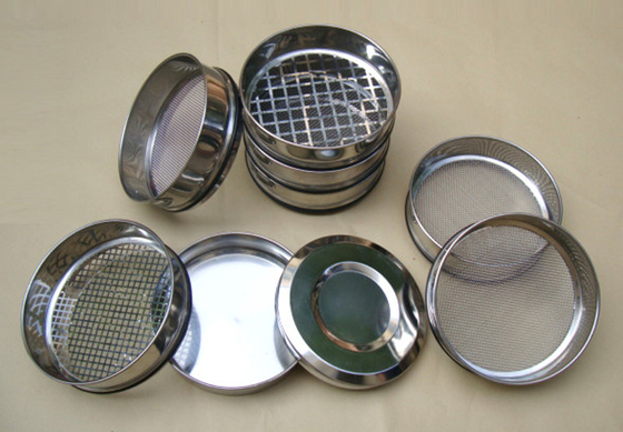 GB ISO Standard Sieve Testing Equipment Stainless Steel Lab Sieve Shaker