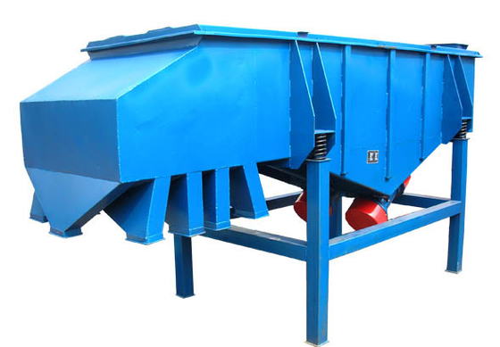 Horizonal Linear Motion Vibrating Screen Carbon Steel For Limestone Grading