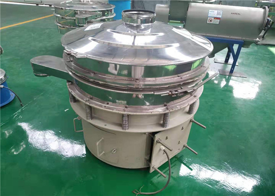 Powder Paint Vibratory Screen Separator Machine Flange Type Screen Structure