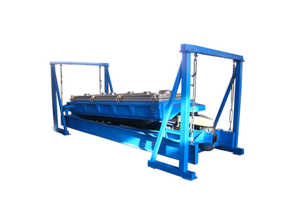Circular Motion Gyratory Screen with 3 Decks Stainless Steel Cable Suspension Installation