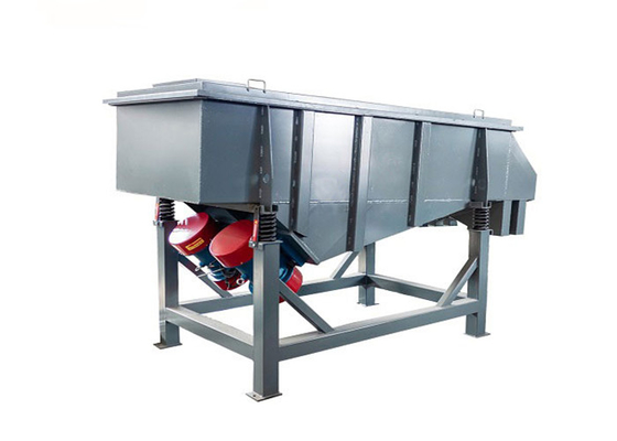 Blasting Shot Rectangular Vibrating Screen Machine With Twin Vibrating Motors