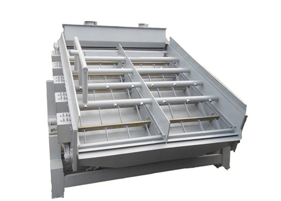 High Vibration Rectangular Vibrating Screen Self Cleaning For Silica Sand