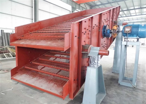 High Efficiency Rectangular Vibrating Screen Machine For Building Materials