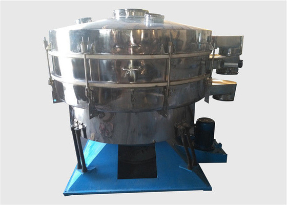 High Output Tumbler Screening Machine , Silver Crystals Vibratory Screen Separator