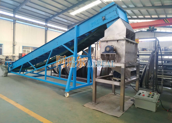 1400mm Climbing Skirt Industrial Belt Conveyors For Block Sugar