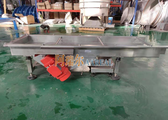 SUS 316L Food Grade Rectangular Linear Vibrating Screen Separator For Jelly Bean