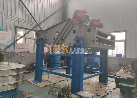1500*3000mm Rectangular Linear Vibrating Screen For Sugar Stainless Steel