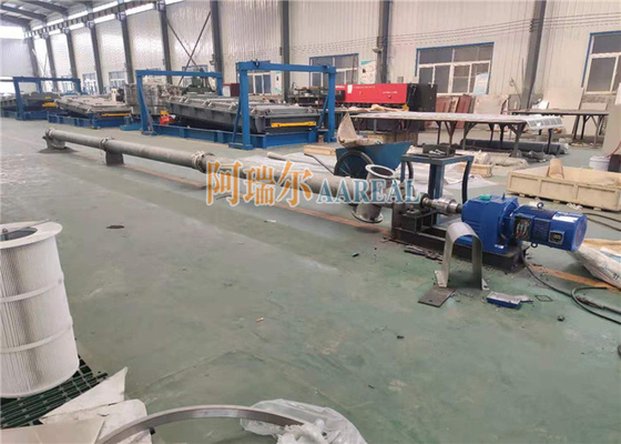 Dia. 219mm Length 9000mm Tubular Screw Conveyor Feeder 316L Food Grade