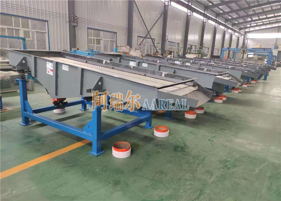900*3000mm Single Deck Rectangular Linear Vibrating Screen For Sifting PVC Granules