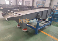 900*3000mm Single Deck Rectangular Linear Vibrating Screen For Sifting PVC Granules