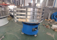 1000mm 3 Deck Portable Stainless Steel Rotary Vibrating Screen For Table Salt
