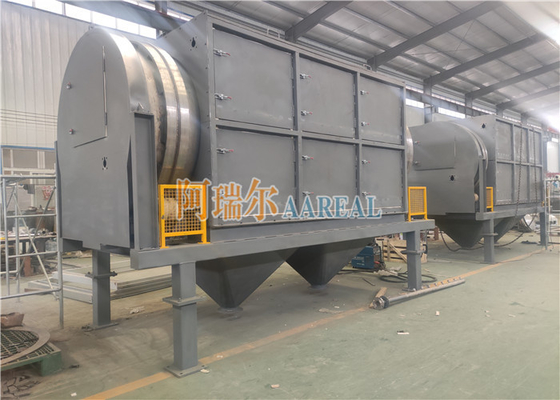 Stainless Steel Shaftless Rotary Trommel Screen For Titanium Dioxide Wet Screening