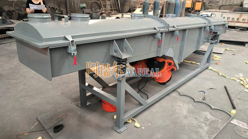 Carbon Steel Multi-deck Activated Carbon Granules Linear Vibrating Sieve Rectangular Separator For Activated Carbon Granules