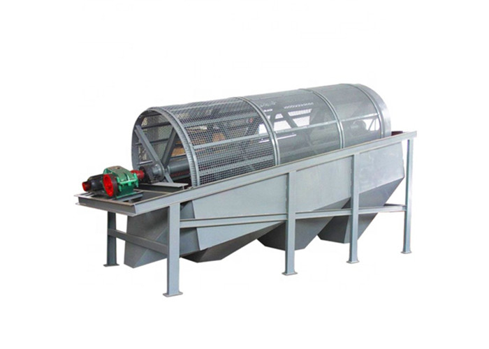 316l Stainless Steel Trommel Drum Screen Separator Machines For Wood Chips