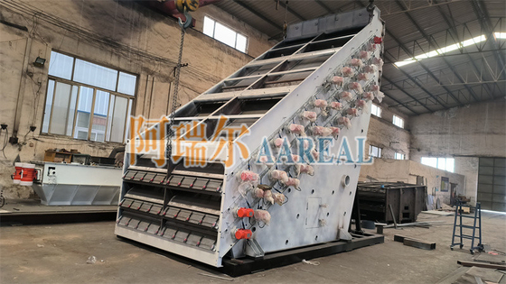100TPH DAP MAP Chemical Fertilizer High Frequency Screen Machine For Fertilizer Industry 1~4 Decks