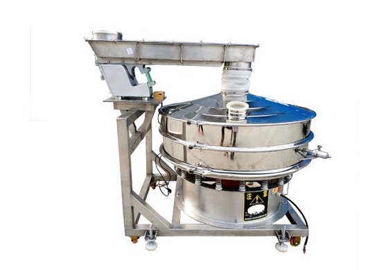 Food Grade Vibro Screen Machine All In One Automatic Feeding And Screening