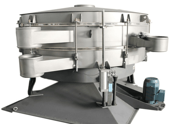 Tumbling Screen Machine for Mineral Powders with Pneumatic Lifting Device