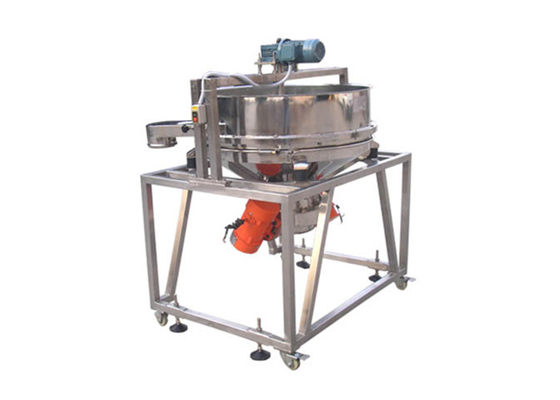 High Capacity Rotary Vibrating Screen Dual Vibrating Motors For Chicken Meal Powder