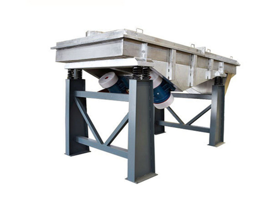 Low Noise Ultrasonic Linear Vibrating Screen Equipment For Fodder Feeding Stuff