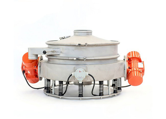 Industrial Cement Inline Sifter Vibro Separator Machine Low Profile Flow Thru