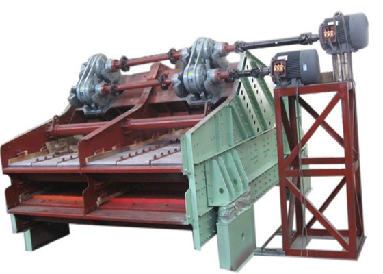 Large Output Linear Motion Vibrating Screen Machine For Sewage Treatment