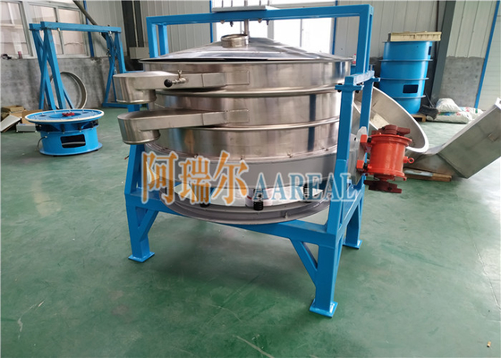Inline Vibrating SUS 2100mm Separator Screen Machine For Food Industry