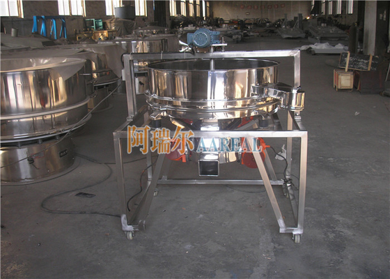 1200mm Food Grade Inline Vibro Screen Machine With Rotary Brush System