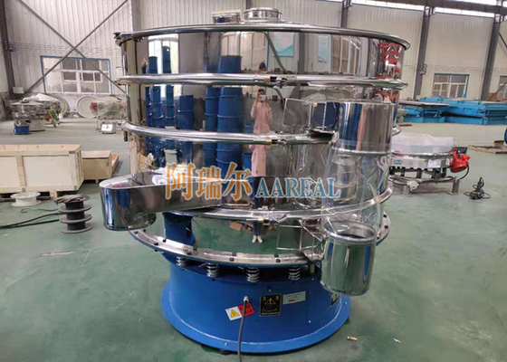Stainless Steel 1500mm Rotary Vibrating Screen For Compound Screening Large Capacity