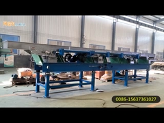 Balance Eccentric Leaf Spring Vibratory Conveyor For Natural Crumb Rubber