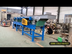 Teflon Coated Leaf Spring Balanced Eccentric Vibratory Conveyor For Natural Crumb Rubber Product