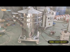 Solid Powdered Paint Rotary Sifter Screens Round Vibrating Screen Separator